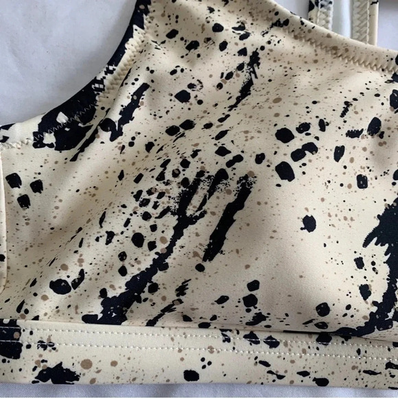 Madewell Second Wave Balconette Bikini Top Swimsuit Speckled Tiger 2XL XXL New! - Picture 7 of 14